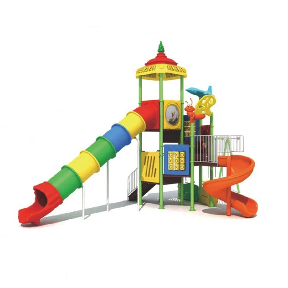 Outdoor Heavy Duty Playground Set for Kids – 2 Slides & 3 Swings – Size: 1055x520x515 cm - Image 2
