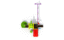 OUT DOOR PLAYGROUND TOY WITH 3 SWINGS AND 3SLIDES, SIZE ;430 X 315X 380CM