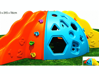 Plastic Rock Climber – Low Profile Outdoor Set – Size: 350×245×116 cm