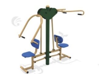 Outdoor chest press & Pull Down heavy duty gym machine