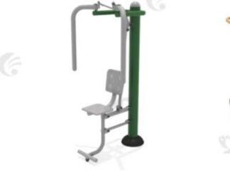 Outdoor chest press heavy duty gym machine