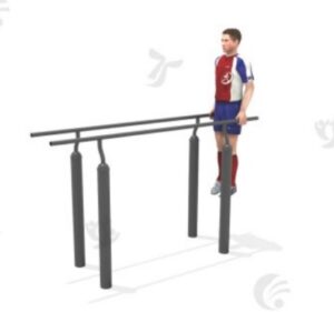 OUTDOOR FITNESS EXERCISE PARALLEL BARS HEAVY DUTY
