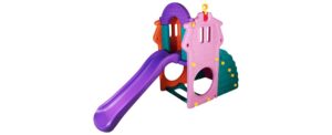 INDOOR PLASTIC TOY WITH SMALL SLIDE SIZE ; 238X90X160CM