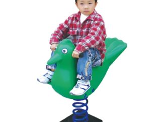 Outdoor Playground Plastic Spring Rider – Rocking Toy for Kids
