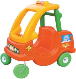 INDOOR AND OUTDOOR PLASTIC CAR WITH WHEEL SIZE ; 76X48X89CM