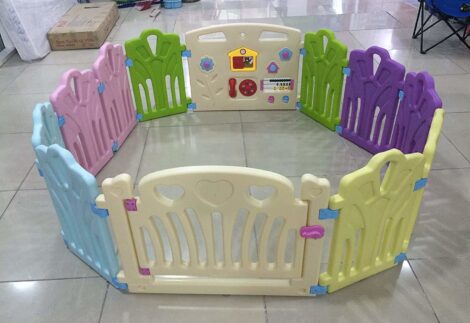 Kids Plastic Fence - Indoor & Outdoor - 2 sqm