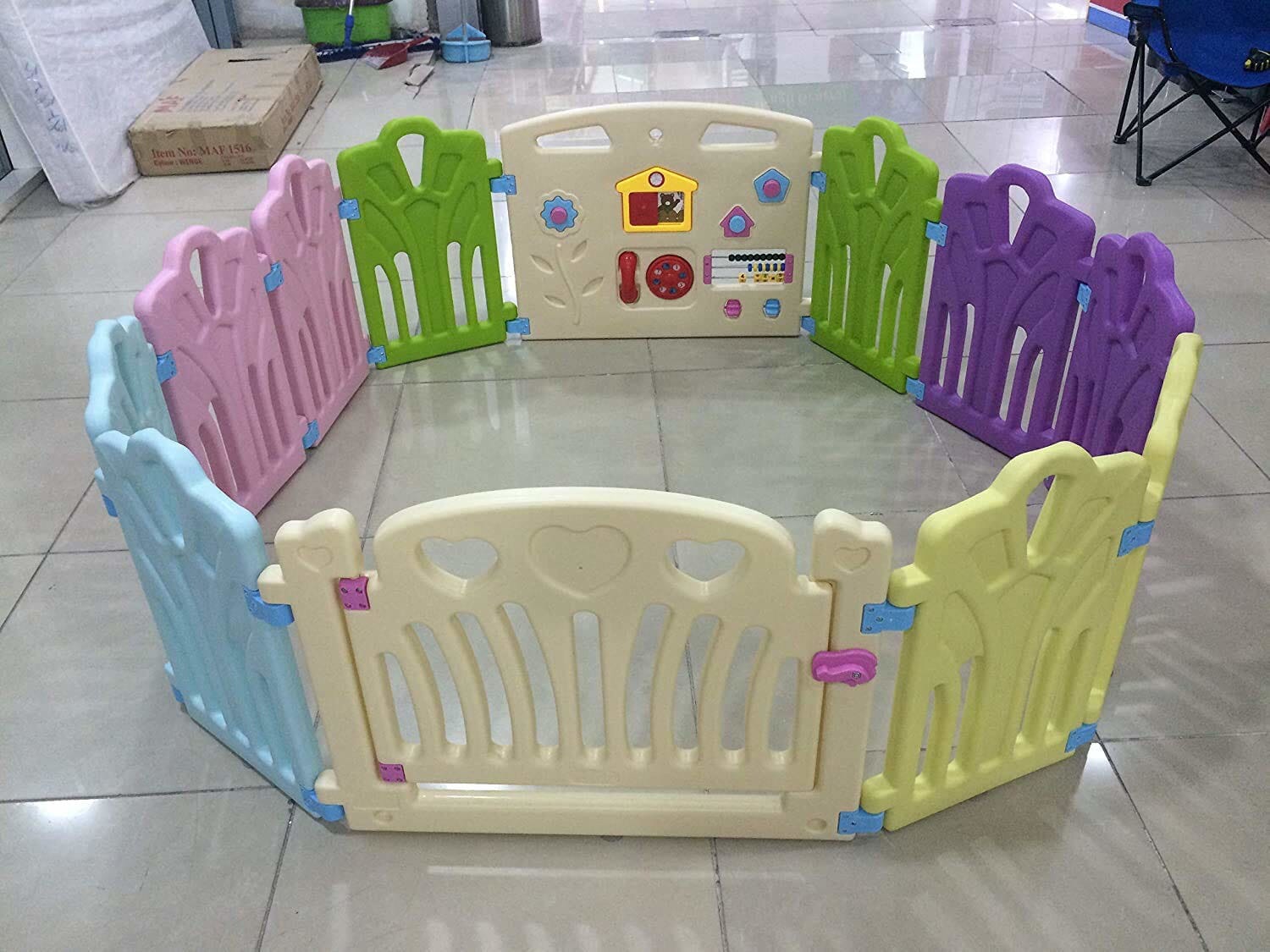 Kids Plastic Fence - Indoor & Outdoor - 2 sqm