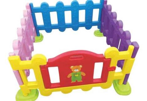 Kids Plastic Fence - Indoor & Outdoor - 108×56 cm