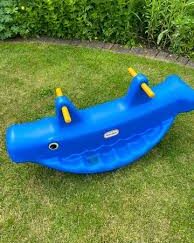 Outdoor Playground Plastic Seesaw – 2 Seaters – For Kids – Size: 100×43×40 cm