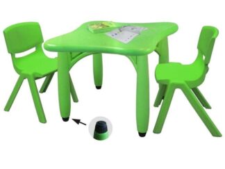 Kindergarten Kids Eating Desk Children's Plastic Table. size; 62x62x52 cm