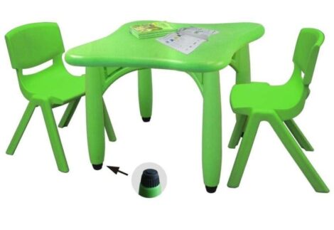 Kindergarten Kids Eating Desk Children's Plastic Table. size; 62x62x52 cm