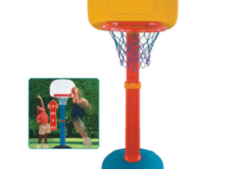 Adjustable Basketball Stand – Indoor & Outdoor Use – Size: 53×53×118–158 cm