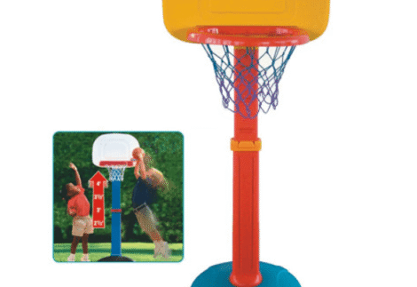 Adjustable Basketball Stand – Indoor & Outdoor Use – Size: 53×53×118–158 cm