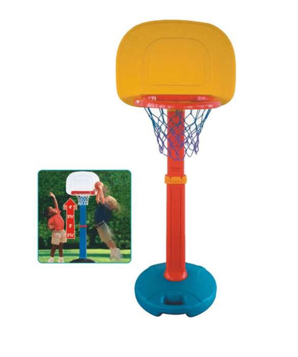 Adjustable Basketball Stand – Indoor & Outdoor Use – Size: 53×53×118–158 cm
