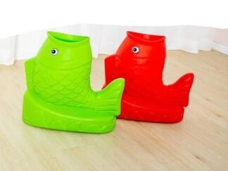 Plastic Trash Basket for Kids – Bright Colors – Size: 45×30×70 cm