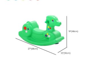 Single Plastic Rocker for Kids – Size: 68×30×45 cm