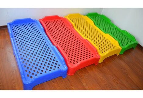 Single Stackable Sleeping Bed for Kids – Nursery & Preschool Use – Size: 138×59×26 cm