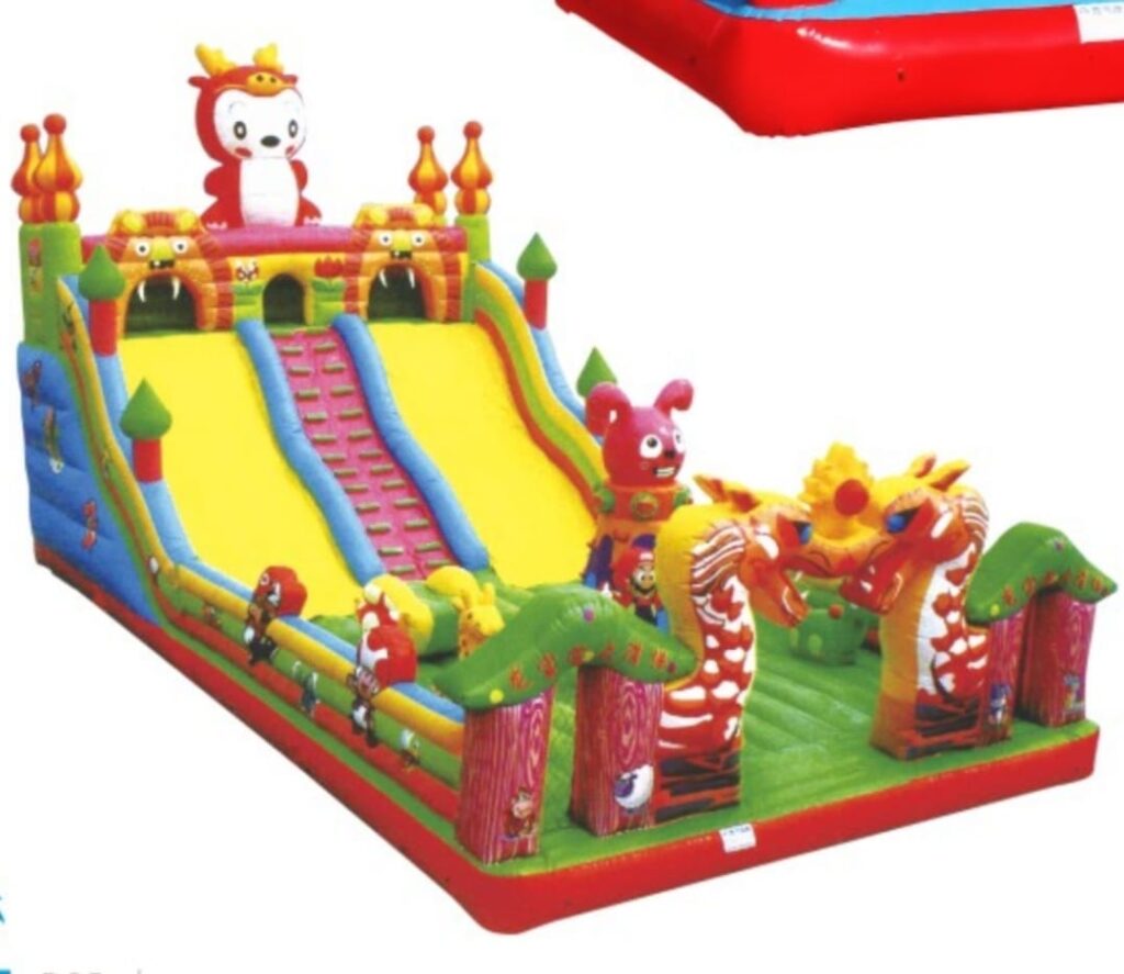 Inflatable Toy Bouncy Castle - Indoor & Outdoor - Size: 12×8×8 m