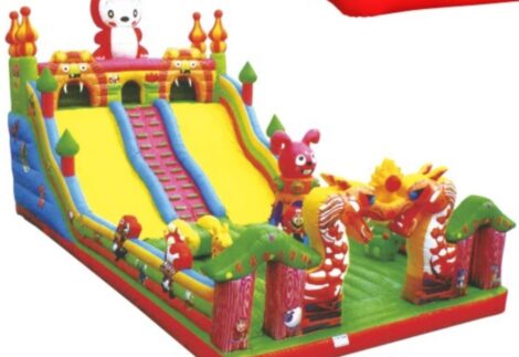 Inflatable Toy Bouncy Castle - Indoor & Outdoor - Size: 12×8×8 m