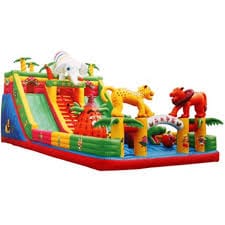 Inflatable Toy Bouncy Castle - Indoor & Outdoor - Size: 14×7×7.5 m