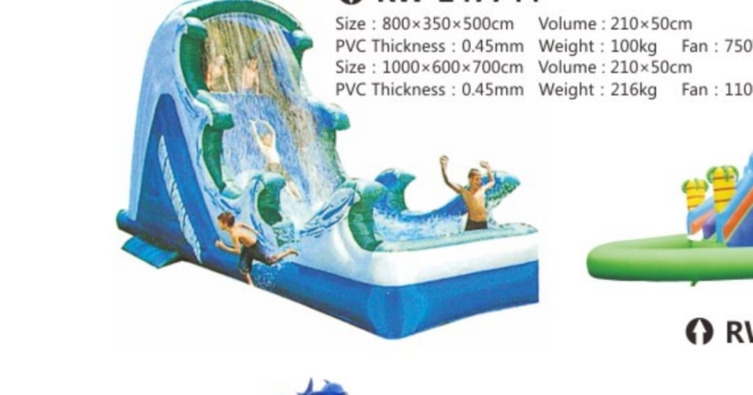 Inflatable Toy Bouncy Castle - Indoor & Outdoor - Size: 800×350×500 cm