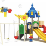 Heavy duty out door playground  swing slide670*420*380 CM