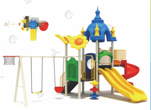 Heavy duty out door playground  swing slide670*420*380 CM
