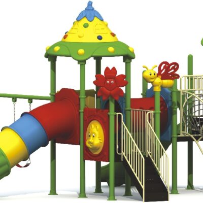 Heavy duty  out door  playground  swing slide with climping net  size;855x665x410cm