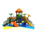 Heavy duty out door playground with swing  slide size;900x450x500cm