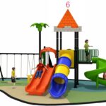 Heavy  duty  out  door  playground with swing  slide size;770x550x450cm