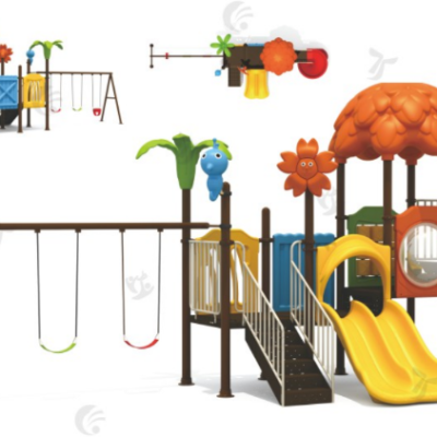 Heavy duty out door playground  swing slide   size ;860*350*400 CM
