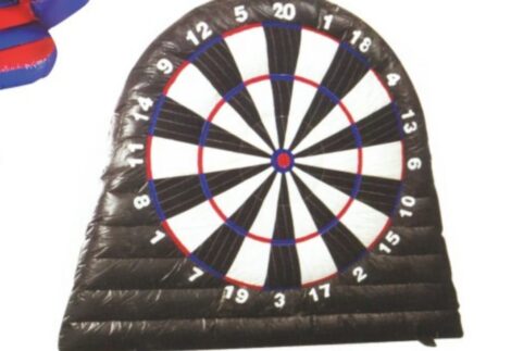 Inflatable Round Soccer Dart Board Game - Diameter: 3.6 m