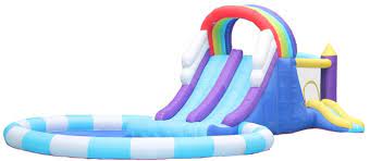 Inflatable Bouncy Castle with Slide & Pool - Size: 8.4×5.8×2.55 m
