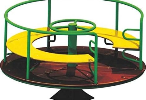 Indoor & Outdoor Merry-Go-Round Ride – Rotary Toy – Size: 120×120×70 cm