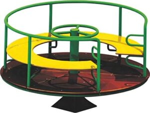 INDOOR AND OUTDOOR MERRY GO ROUND RIDE – ROTARY TOY – SIZE ;120X120X70CM