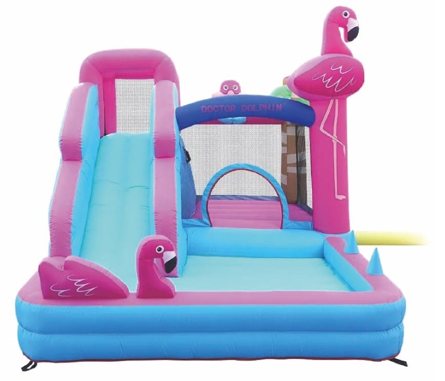 Inflatable Play Center with Water Slide - Kiddie Pool for Garden - Size: 315×270×235 cm - Image 2
