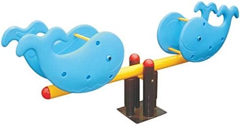 Outdoor Playground Spring Seesaw – 2 Seaters – For Kids & Adults – Size: 250×39×107 cm