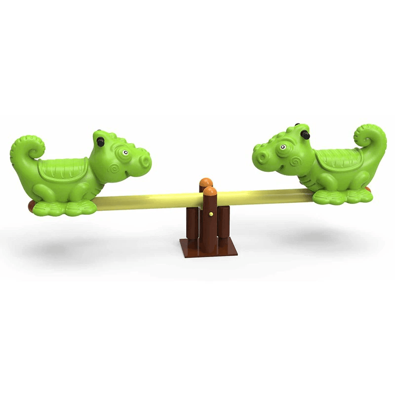 Outdoor Playground Spring Seesaw – 2 Seaters – For Kids & Adults – Size: 200×50×90 cm