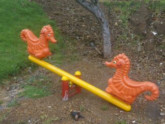 Outdoor Playground Spring Seesaw – 2 Seaters – For Kids & Adults – Size: 231×56×108 cm