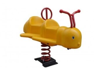 Outdoor Playground Plastic Spring Rocker Toy – 2-Person Ride-On – Size: 130×70×85 cm