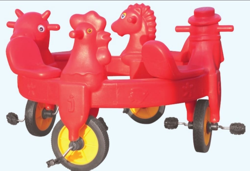 Indoor & Outdoor Merry-Go-Round Ride – Rotary Toy – Size: 132×132×72 cm - Image 2