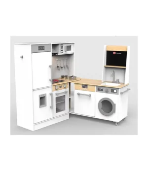 WOODEN KITCHEN PLAYSET FOR KIDES SIZE ; 150X30X98CM