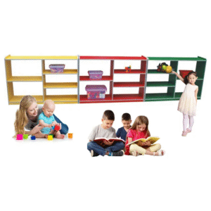 WOODEN TOYS ORGANIZER STORAGE SHELF FOR NURSERY SIZE ; 120X30X80CM