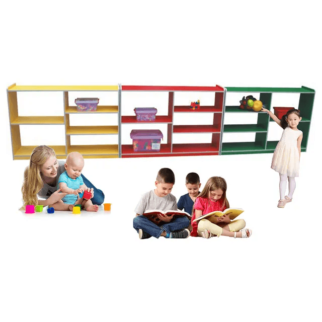 Wooden  toys organizer storage shelf   for nursery  size; 120x30x80cm