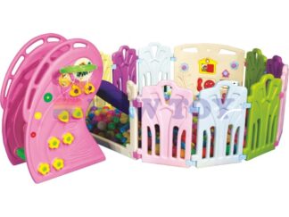 Ball Pool Area: 2 sqm, Slide Size: 140x62x85 cm (Balls not included)