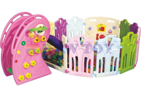 Ball Pool Area: 2 sqm, Slide Size: 140x62x85 cm (Balls not included)