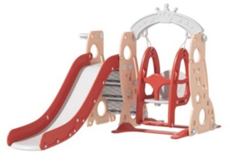 Indoor Slide & Swing Set – Size: 185x162.5x125 cm