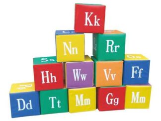 Soft Play Toys - Alphabet Blocks for Kids - Indoor - 12 pcs/box