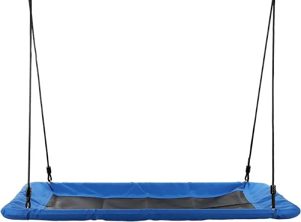 Round Swing Seat with Steel Frame & Carabiner – Square Design - 150 cm