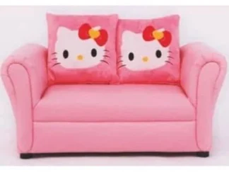 Children's furniture  hello kitty double couch for  kids   size ;100x40x68cm